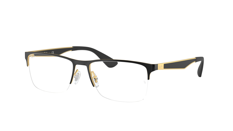 Brillen Ray-Ban RX6335 RB6335 2890 56-17 Goud op voorraad