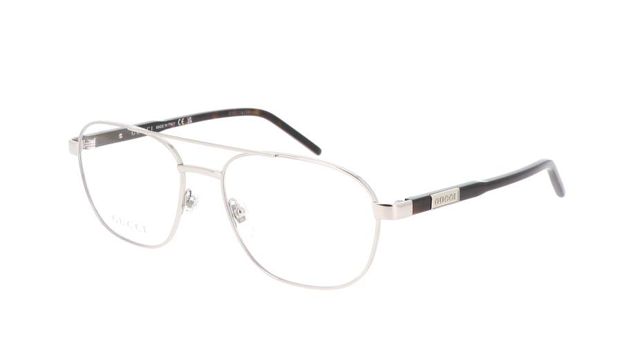 Okulary korekcyjne Gucci Lettering GG1800O 002 56-17 Srebrny