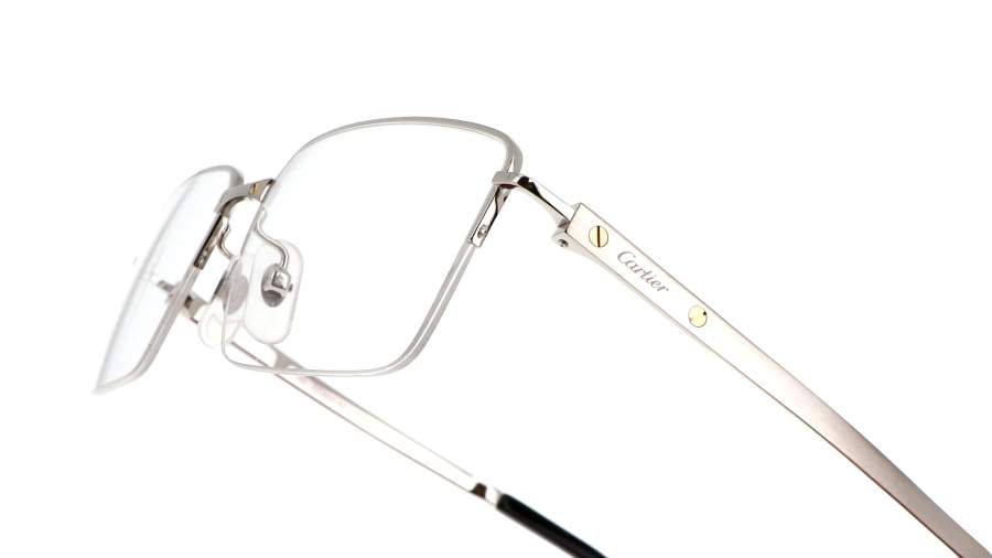 Eyeglasses Cartier Santos de Cartier CT0554O 002 56-18 Silver