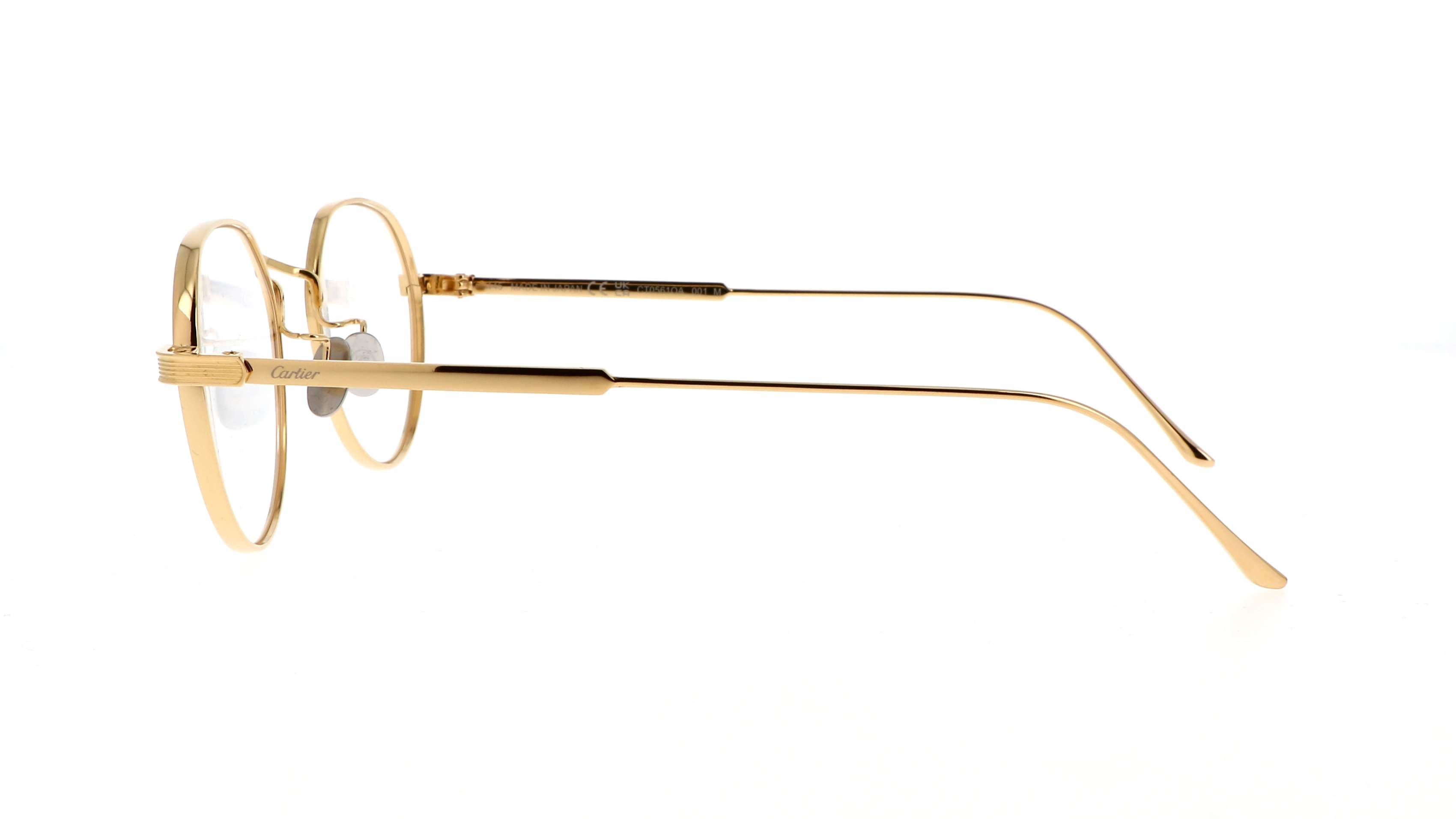 Core Range Retained Eyeglasses Cartier Core range CT0561OA 001 51-21 Gold | Visiofactory
