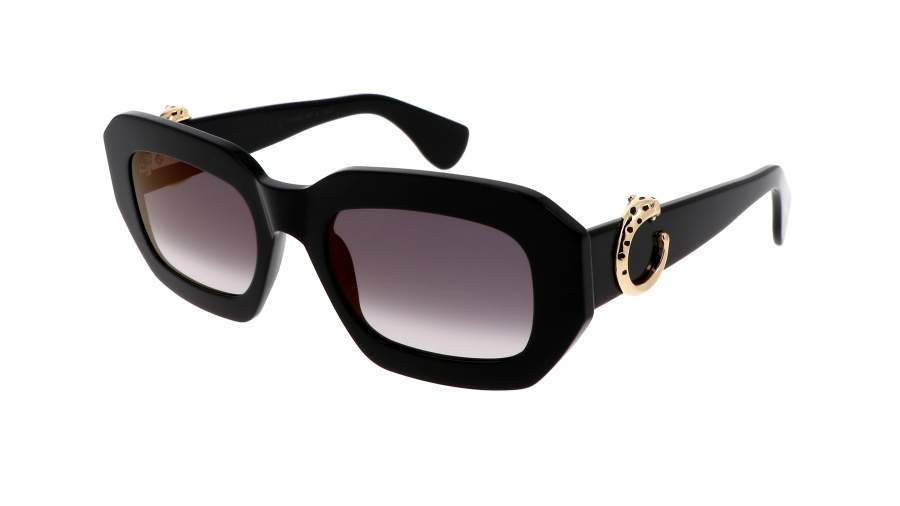 Okulary przeciwsłoneczne Cartier Panthère de cartier CT0546S 001 52-20 Czarny