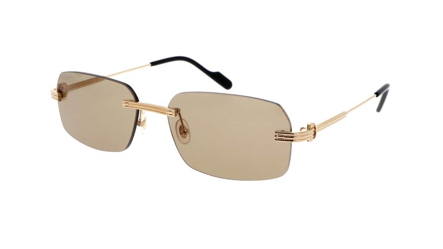 Zonnebrillen Cartier Première de Cartier CT0271S 009 58-17 Goud