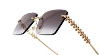 Cartier Clash de cartier CT0545S 001 58-17 Gold 