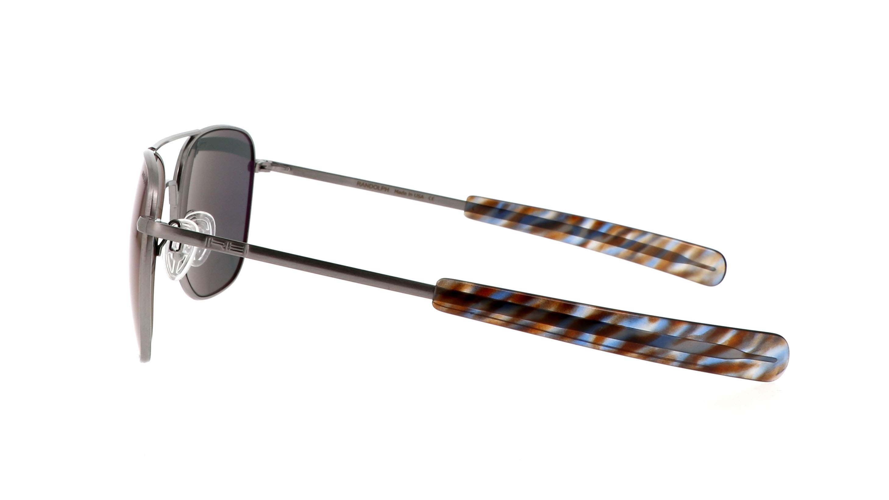 Sunglasses Randolph Aviator AF369 58-20 Satin gun metal in stock ...