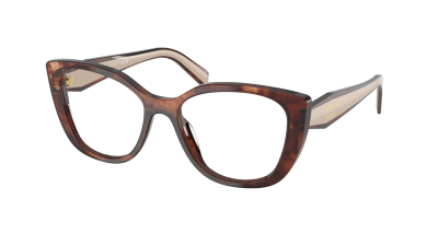 Occhiali da vista Prada PR B04V 07R-1O1 53-17 Havana Caramel