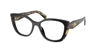 Prada PR B04V 389-1O1 53-17 Black/Medium Tortoise