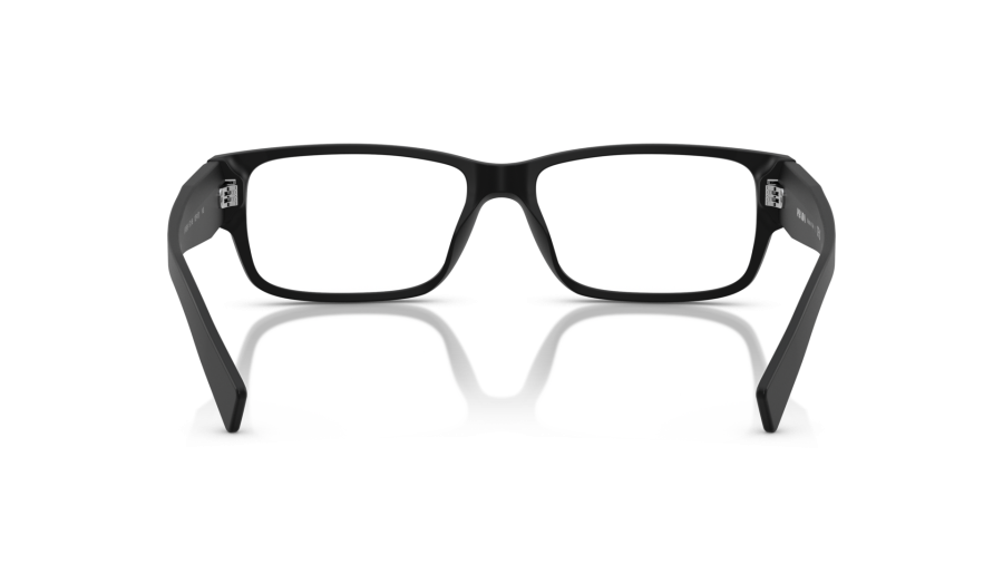 Prada Women Eyeglasses Matte Black Rectangle PRB09V 12P1O1 NEW AUTHENTIC Eyeglasses Prada PR B09V 12P-1O1 57-16 Matte black  main image 4