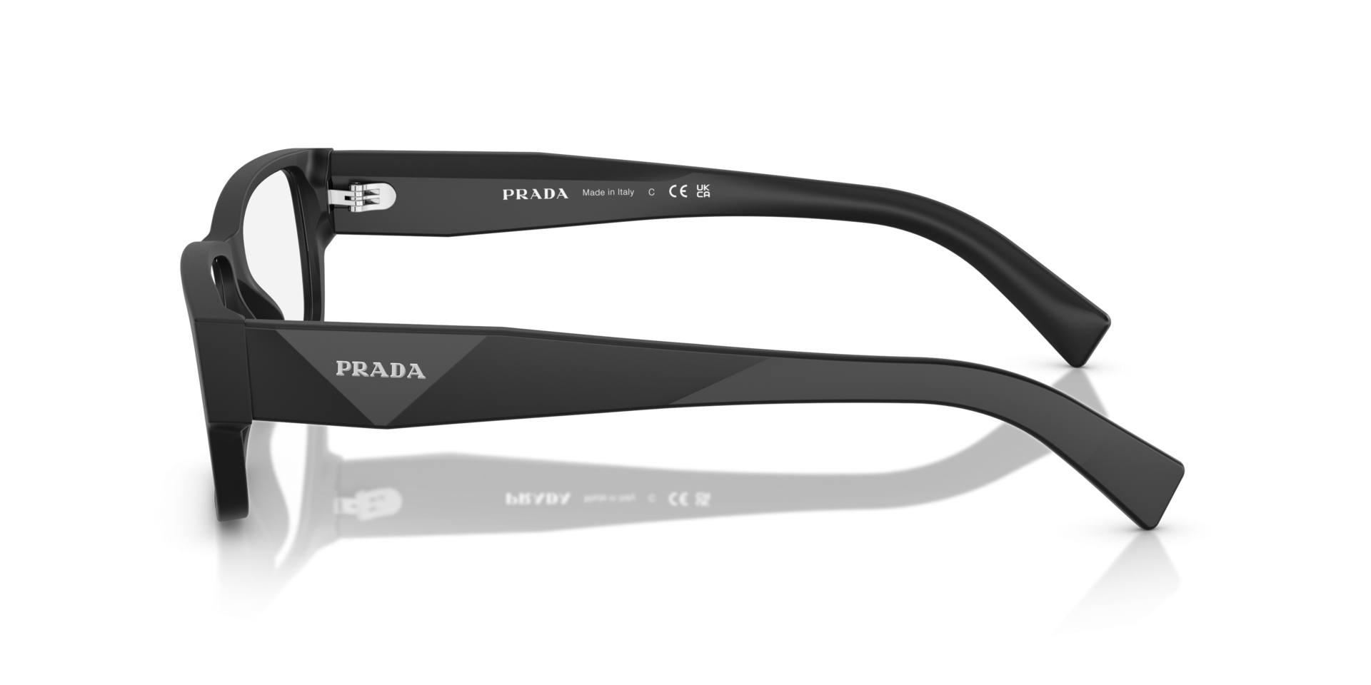 Brillen Prada PR B09V 12P-1O1 57-16 Matte black | Visiofactory