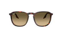 Ray-Ban RB2203 14290A Havana Red Turtle Sunglasses 52mm Ray-Ban Havana Red Turtle Brown Vintage Gradient Black  main image 3