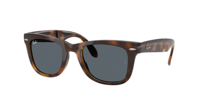 Sonnenbrille Ray-Ban Folding wayfarer RB4105 710/R5 50-22 Havana auf Lager