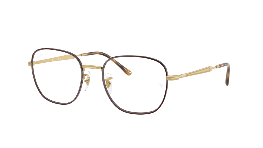 Ray-Ban RX6534 3188 53-19 Matte Havana on Matte Arista Gold