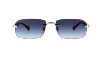 Gucci Gucci logo GG1221S 007 56-16 Zilver