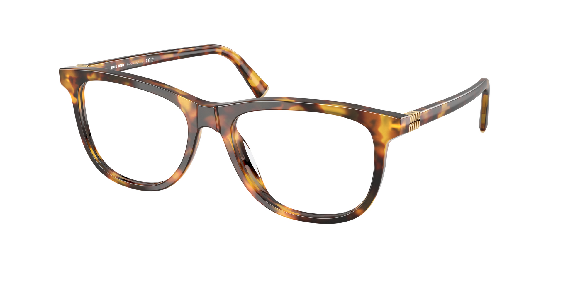 Lunettes de vue Miu Miu MU 01WV 14L1O1 52-17 Havana Honey