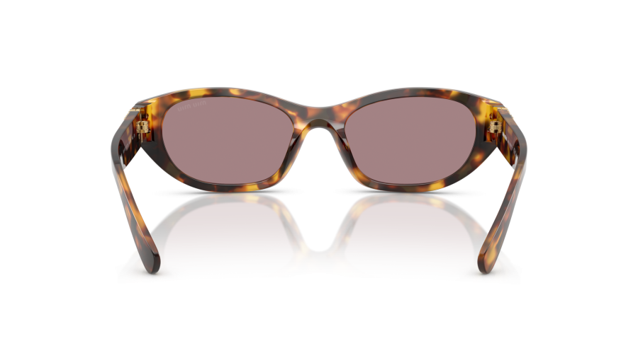 miumiu MU A03S ロゴサングラス/ハバナ　美品 Sunglasses Miu Miu MU A03S 14L20I 53-19 Havana Honey in stock