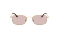 Miu Miu Logo MU A53S ZVN-4I0 49-22 Pale Gold