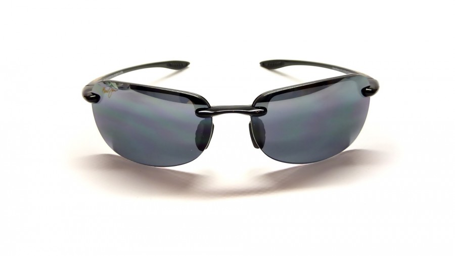 Sunglasses Maui Jim Sandy beach Black 408-02 56-15 Large Polarized Mirror in stock