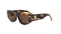 CELINE Triomphe CL40308U 53E 55-18 Żółw