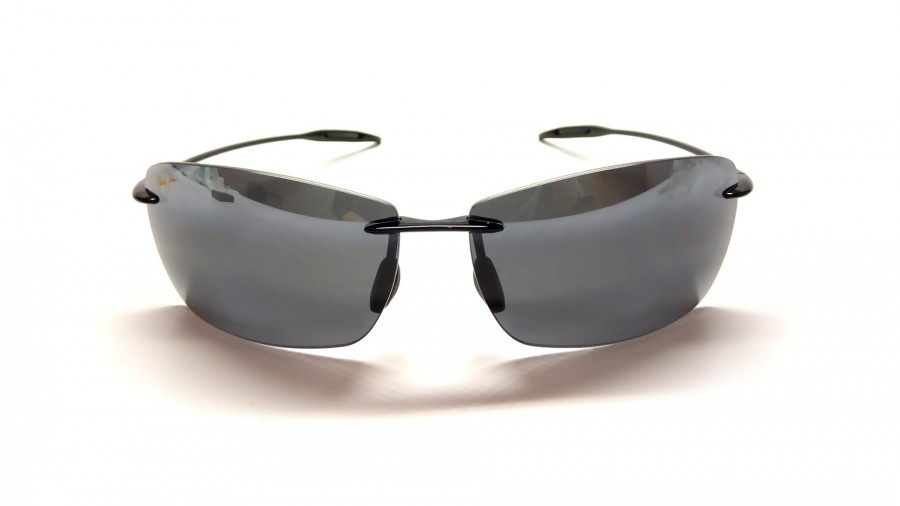 Sunglasses Maui Jim Lighthouse 423-02 65-13 Black Large Polarized in stock