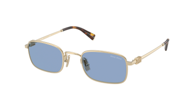 Sunglasses Miu Miu MU A53S ZVN60O 49-22 Pale Gold in stock