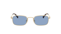 Miu Miu Logo MU A53S ZVN60O 49-22 Pale Gold