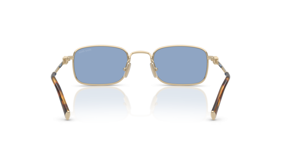Sunglasses Miu Miu MU A53S ZVN60O 49-22 Pale Gold in stock