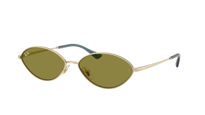 Occhiali da sole Ray-Ban Kai Bio-Based RB3757 9213/2 59-15 Pale Gold in stock