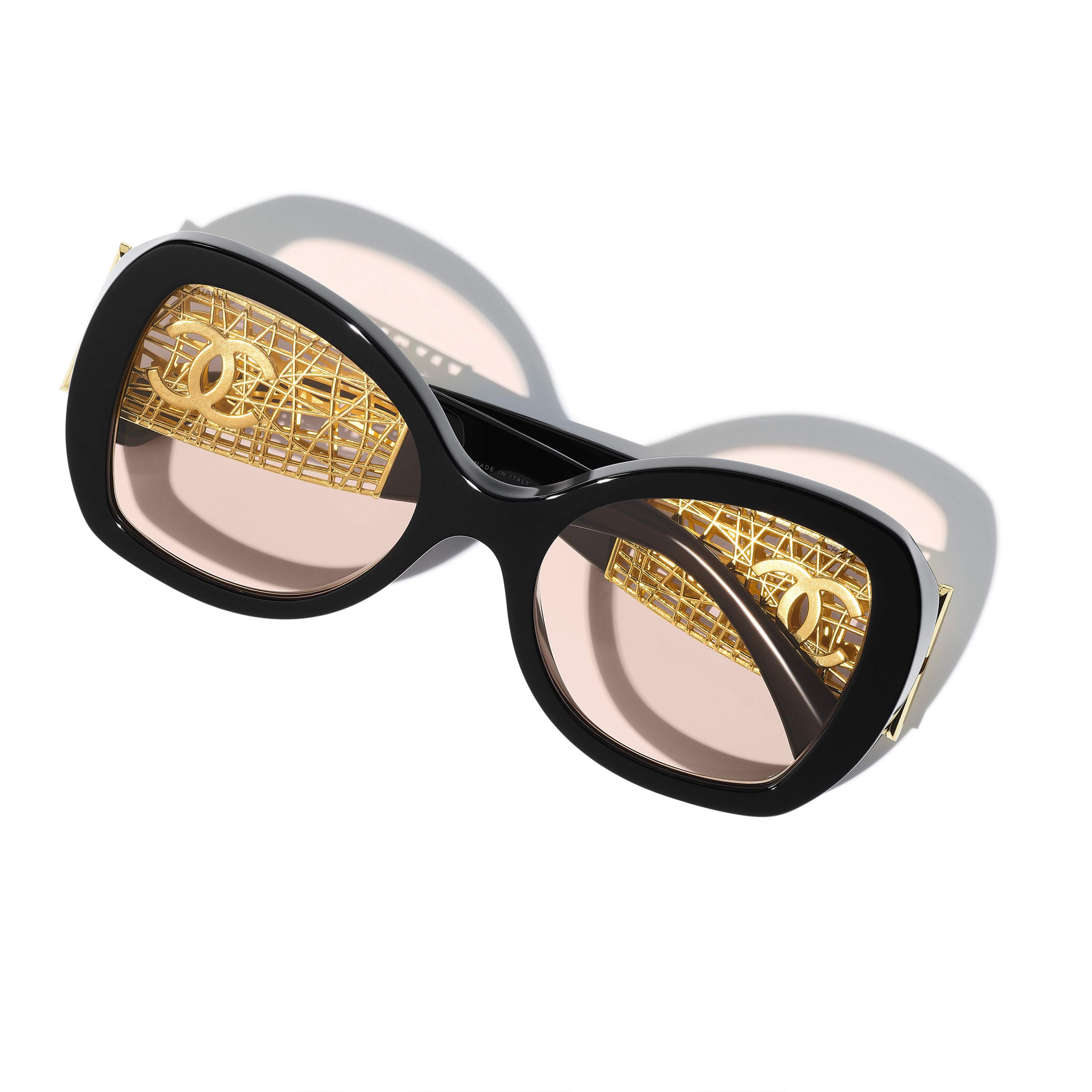 New Dolce & Gabbana Sunglasses Black Gold Butterfly Cat Eye 53-20 Amazon.com: Dolce & Gabbana DG 4416 Shiny Black/Grey 53/20  main image 4