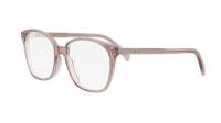 NEW Celine CL5010IN 072 THIN 2 DOTS Shiny Rose Pink Unisex Geometric Eyeglasses CELINE Thin 2 Dots CL50151I Square Glasses | Fashion Eyewear US main image 3