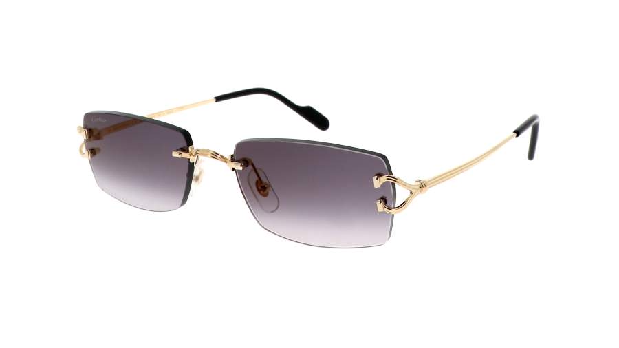 Zonnebrillen Cartier Décor C de Cartier CT0550S 001 56-18 Goud