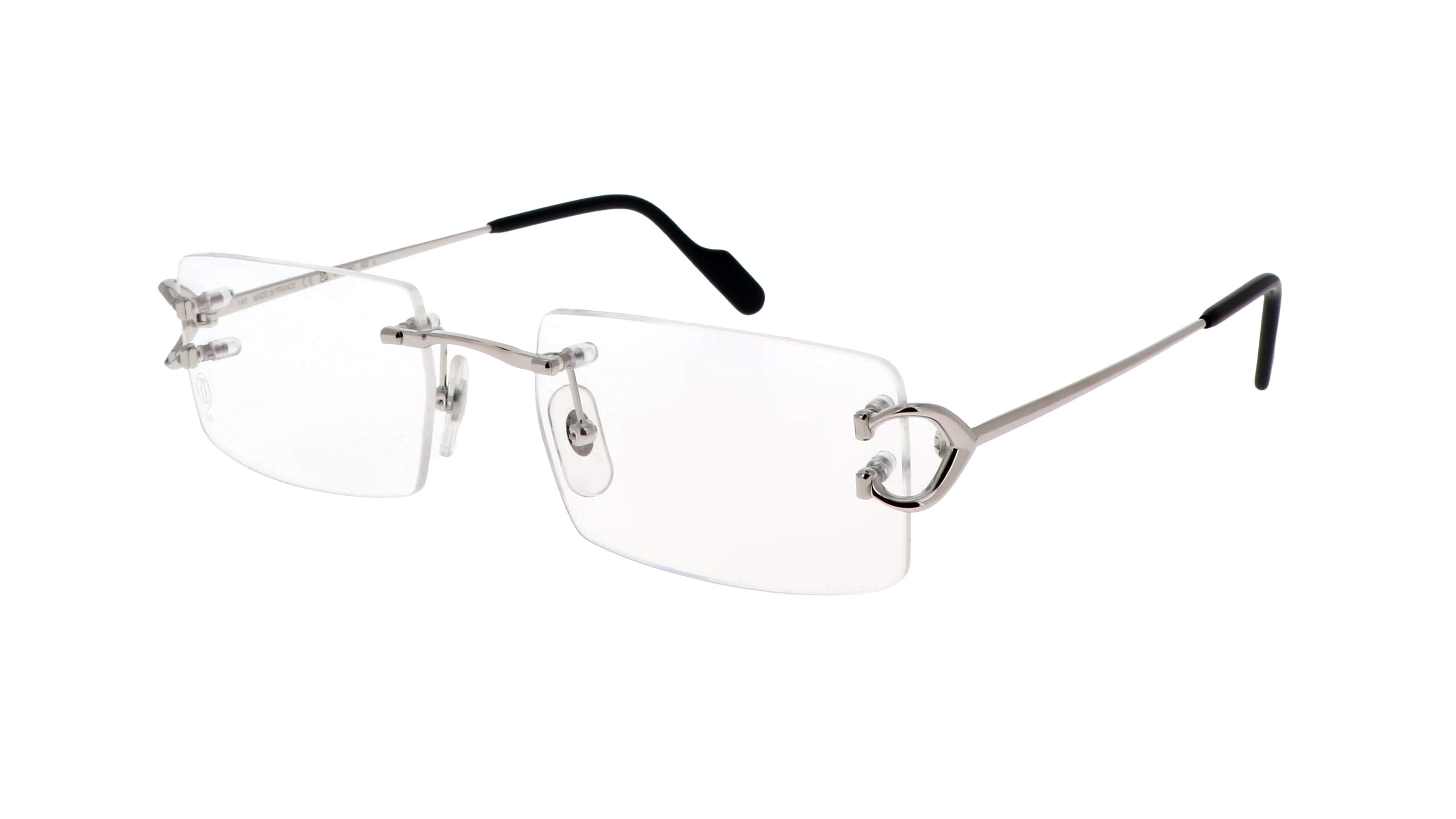 Lunettes De Vue Cartier Core Range CT04880 002 56 19 Argent Visiofactory Lunettes De Vue Cartier Core Range CT04880 002 56 19 Argent Visiofactory