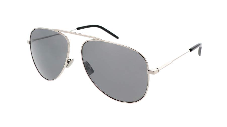 Sunčane naočale Saint Laurent Sl logo SL 800 003 59-14 Srebrna