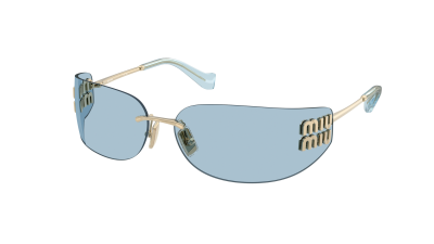 Lunettes de soleil Miu Miu Aube MU A51S ZVN10P 75-14 Pale Gold