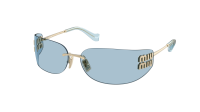 Miu Miu Aube MU A51S ZVN10P 75-14 Pale Gold