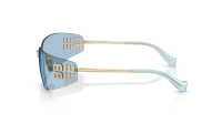 Miu Miu Aube MU A51S ZVN10P 75-14 Pale Gold