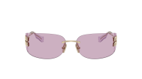 Miu Miu Aube MU A51S ZVN90O 75-14 Pale Gold