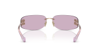 Miu Miu Aube MU A51S ZVN90O 75-14 Pale Gold