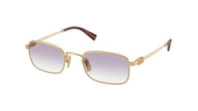Sonnenbrille Miu Miu Logo MU A53S 5AK04O 49-22 Gold