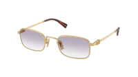 Miu Miu Logo MU A53S 5AK04O 49-22 Gold 