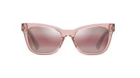 Maui Jim Hiwahiwa R689-09 / MJ0689S 004 54-18 Shiny transparent antique pink