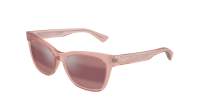 Maui Jim Hiwahiwa R689-09 / MJ0689S 004 54-18 Shiny transparent antique pink
