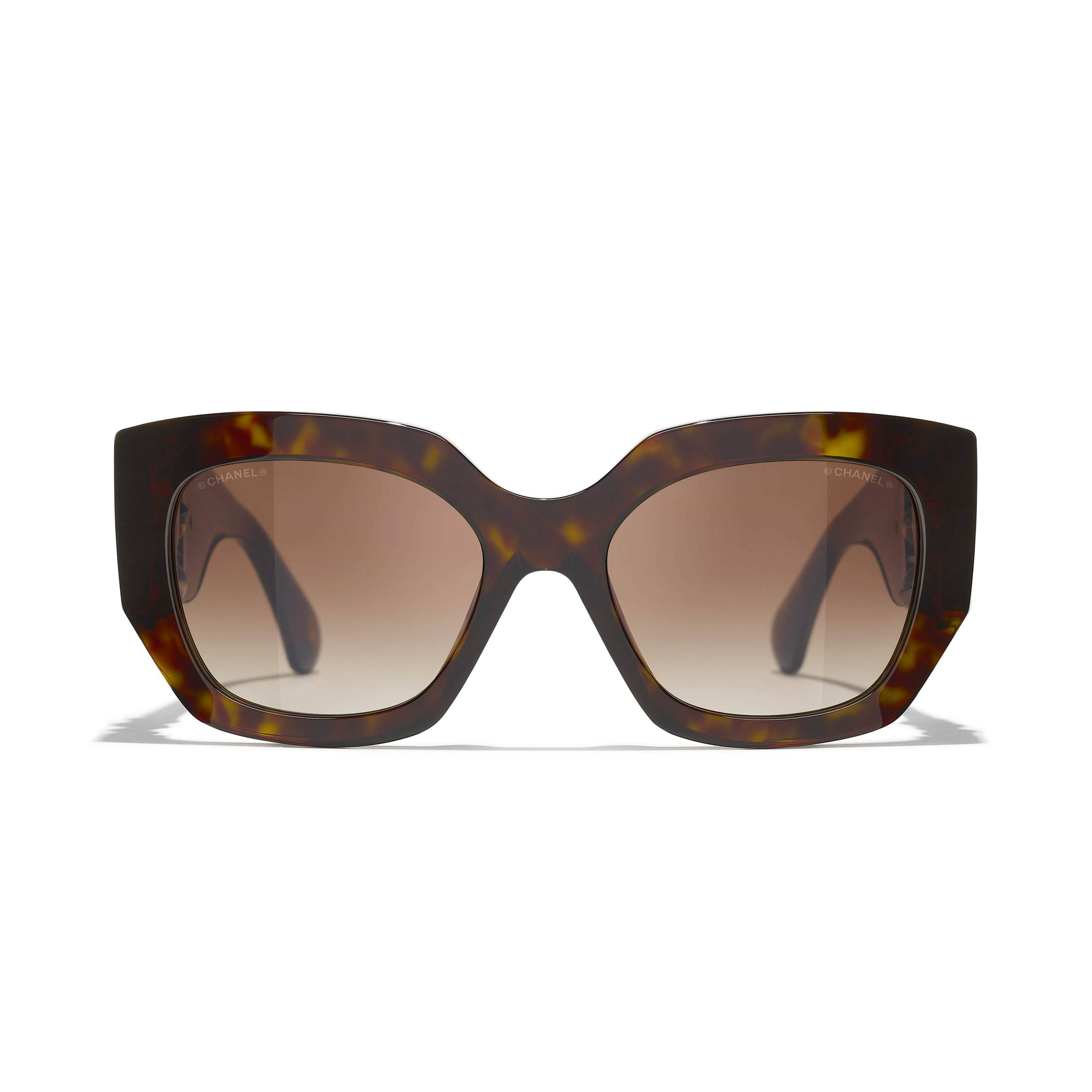 Lunettes De Soleil Vintage Tomorrowland Années 90 - Marron Foncé, Paillettes, Monture Plastique Ovale