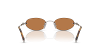 Miu Miu Logo MU A54S 1BC90Q 51-20 Silver