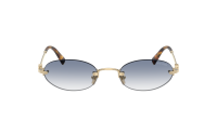 Miu Miu Logo MU A54S ZVN80O 51-20 Pale Gold