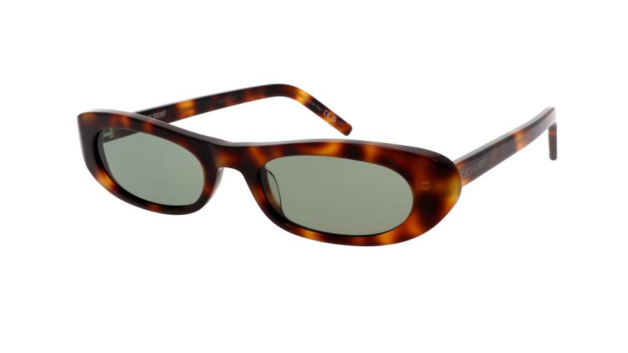 Occhiali da sole Saint Laurent Sl logo SL 557 SHADE 002 53-20 Havana