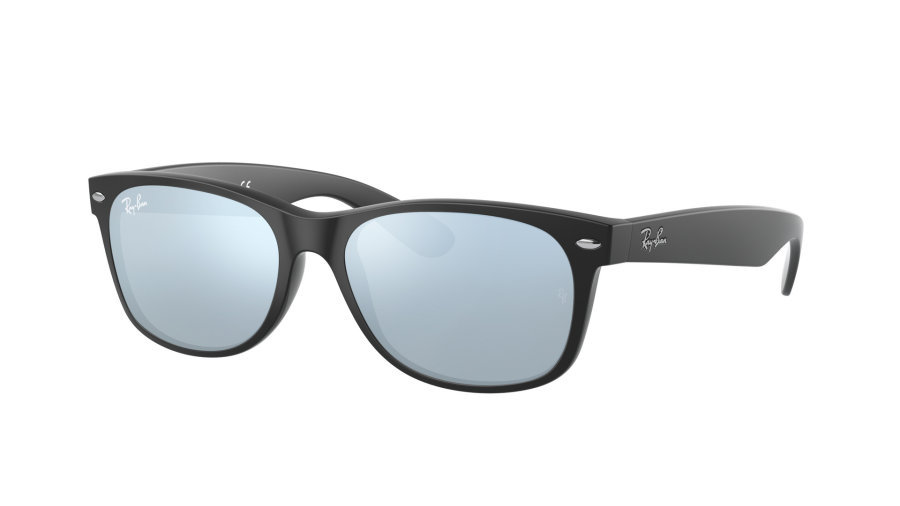 Ray-Ban New Wayfarer Noir G15 RB2132 622/30 52-18 Medium Miroirs