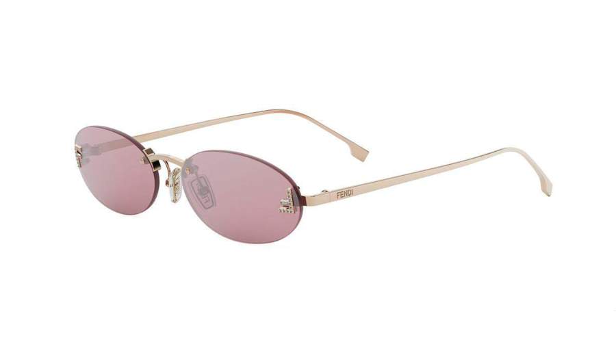 FENDI First crystal FE4075US 28Z 54-15 Or