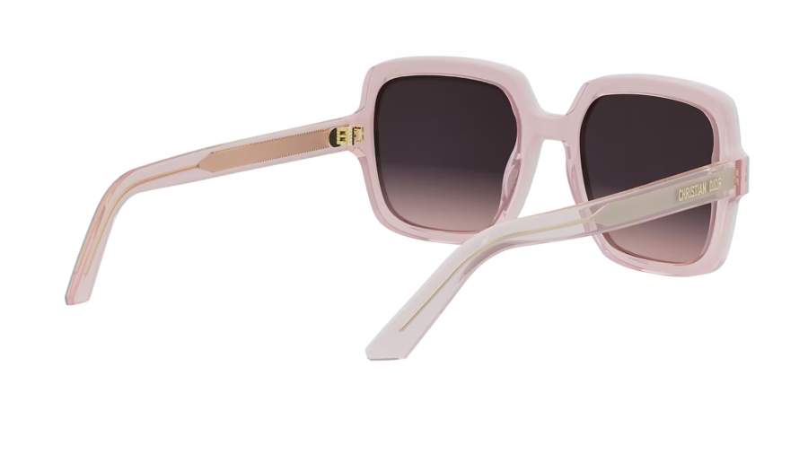 Sunglasses DIOR DIORMIDNIGHT S4I 77GL 54-21 Transparent Pink  display picture 3