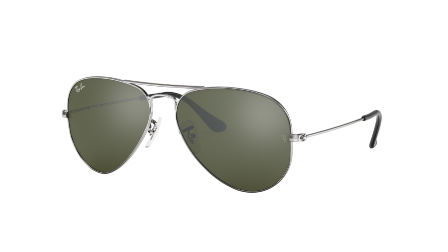 Ray-Ban RB 3025 Aviator Large Metal 003/40 Argenté Verres miroirs Large