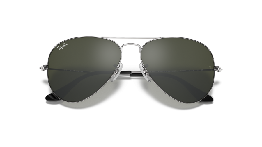 RAY BAN aviator large mirror reflective sunglasses, made in Italy, unisex Amazon.com: Ray-Ban Unisex RB3025 Classic Mirrored Aviator  main image 3