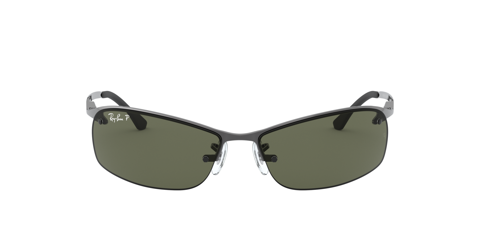 Zonnebrillen Ray-Ban P RB3183 004/9A 63-15 Argent Large Polarisés op ...